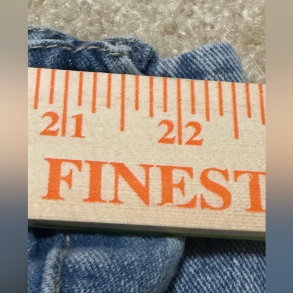 Wide Leg Jeans sz 2XL elastic waist pull on plus size - Picture 10 of 11